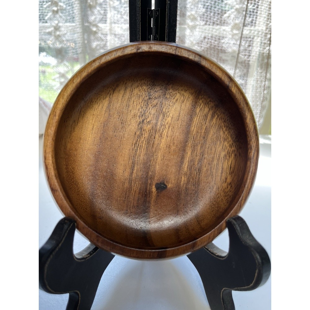 Monkey Pod Wood Salad Bowl  1970s